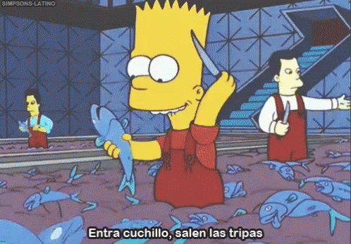 Entra cuchillo salen las tripas